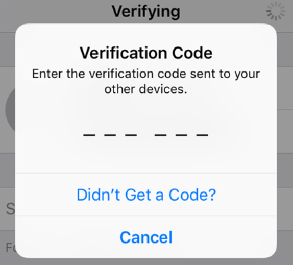 Get Verification Code