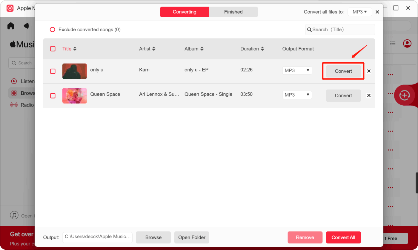 Convert The Songs You Want to Download from Apple Music to Keep Forever