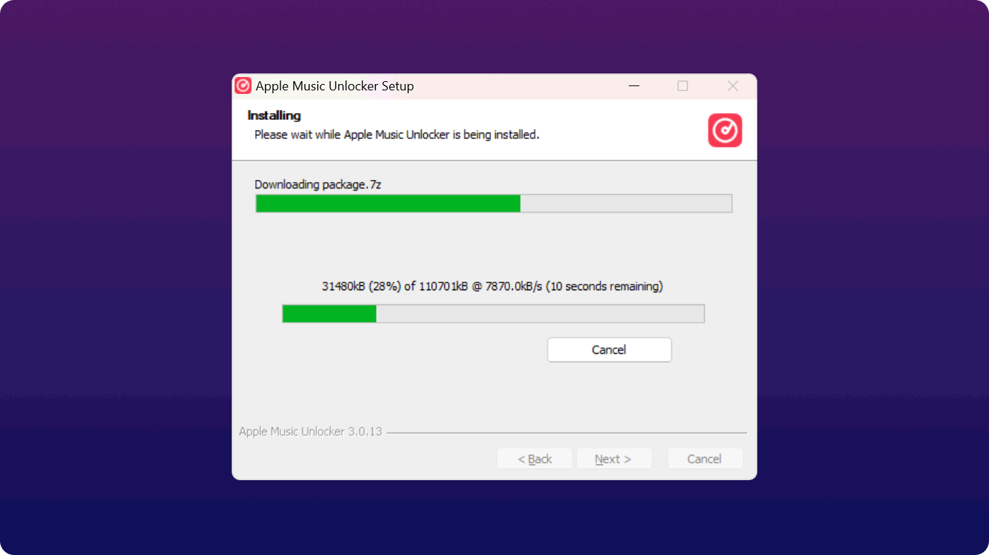 Installer Apple Music Unlocker
