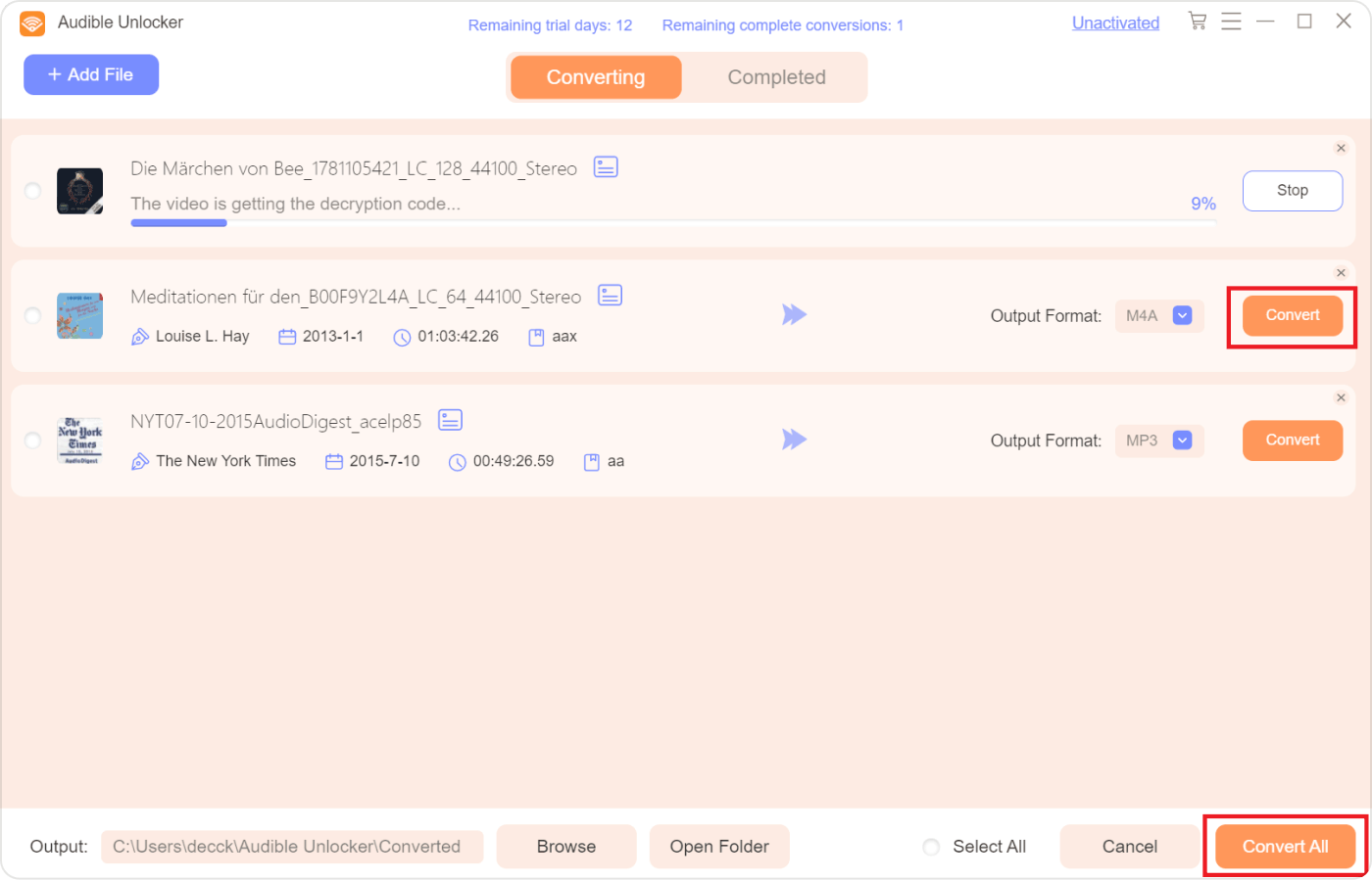 Lo strumento migliore per convertire AAX in MP3: iOS-Unlocker Audible Unlocker