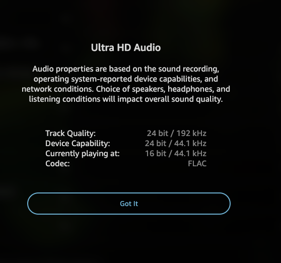 Höchste Audioqualität von Amazon Music