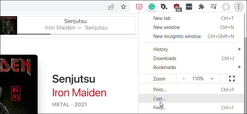 Integrazione di Apple Music Chromecast utilizzando un computer