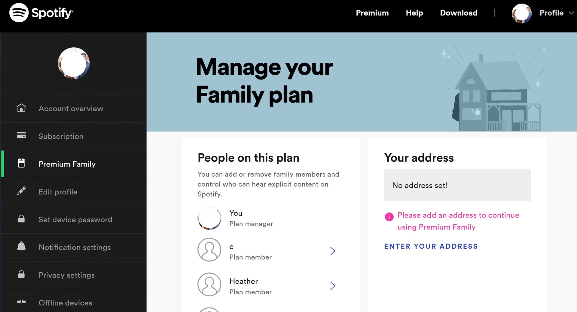 Spotify Family Plan