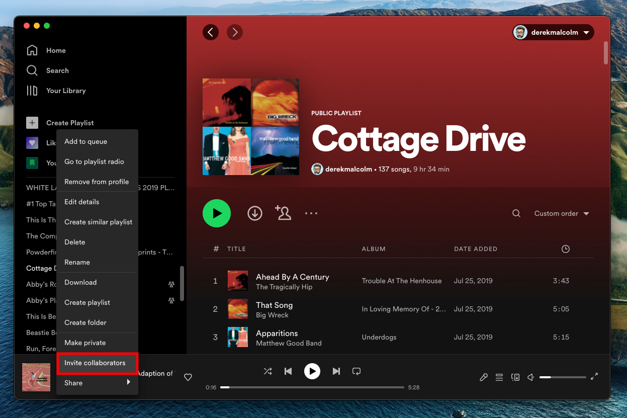 Crea una playlist condivisa su Spotify