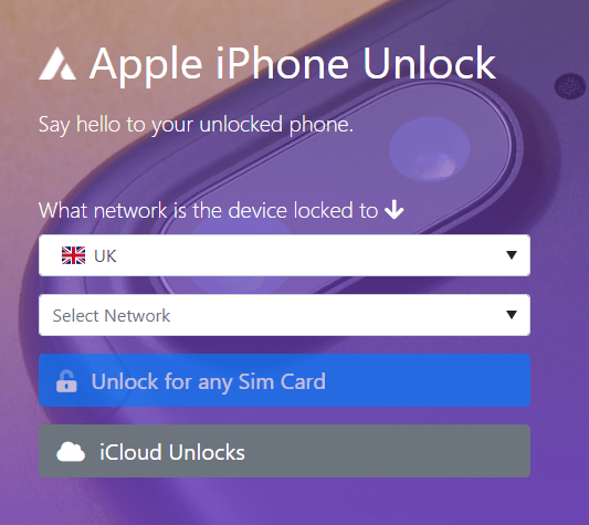 El cliente de desbloqueo de iPhone Apple iPhone Unlock UK