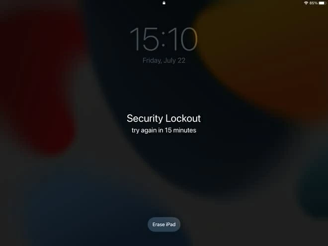 Sblocca il passcode dell'iPad senza passcode cancellando l'iPad