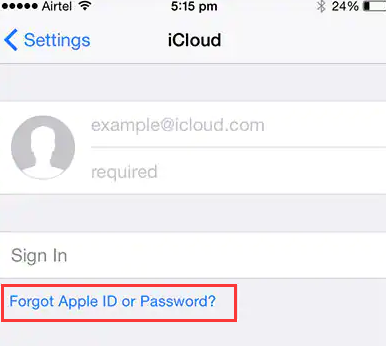 Use a chave de recuperação para desbloquear o ID Apple sem e-mail ou perguntas de segurança