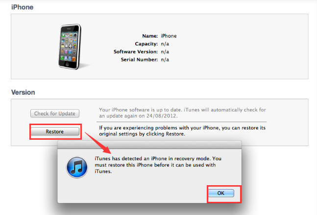 iTunesでパスコードなしでiPhone12のロックを解除する方法