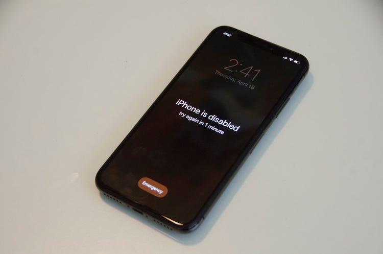 Il vecchio iPhone è bloccato