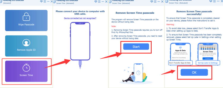 How to Remove Screen Time Passcode of Your iOS Device Using iOS Unlocker