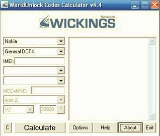 Calculateur de codes WorldUnlock - L'un des générateurs de codes de déverrouillage IMEI
