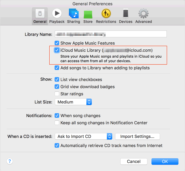 Trasferisci musica da iPhone a computer tramite iCloud