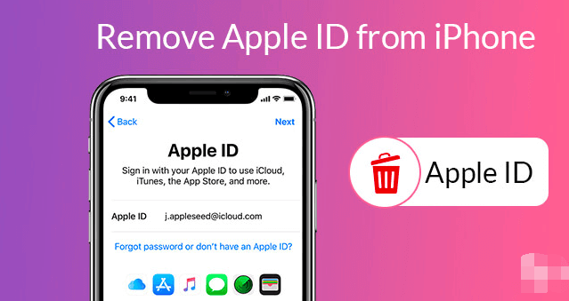 Rimuovi l'ID Apple da iPhone dopo il processo di ripristino
