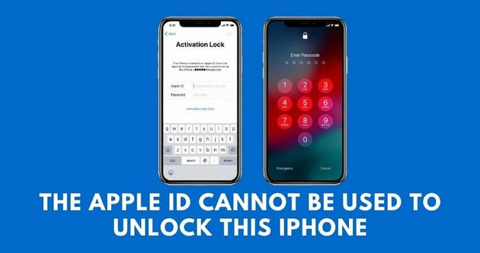 لا يمكن استخدام معرف Apple لفتح هذا iPhone