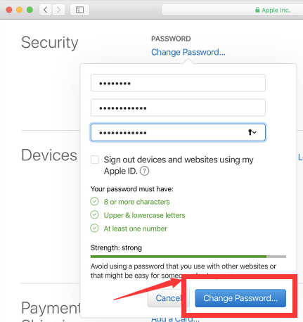 Eliminar ID de Apple de un iPhone bloqueado a través de Mac