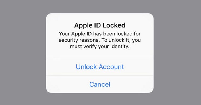 ID da Apple foi bloqueado