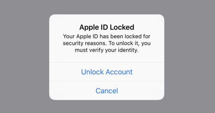 Apple ID がロックされました