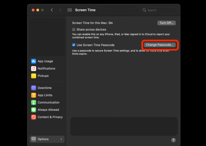 Reset Screen Time Passcode of Own Device Using Mac
