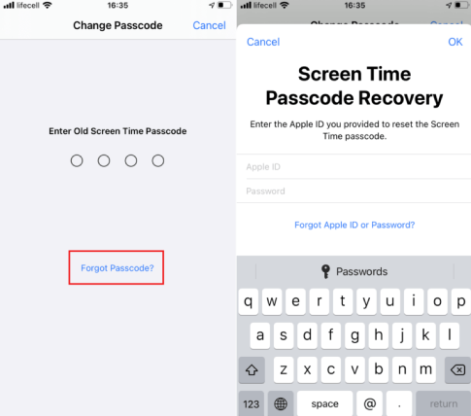 Remove Family Sharing Screen Time Passcode Using Settings