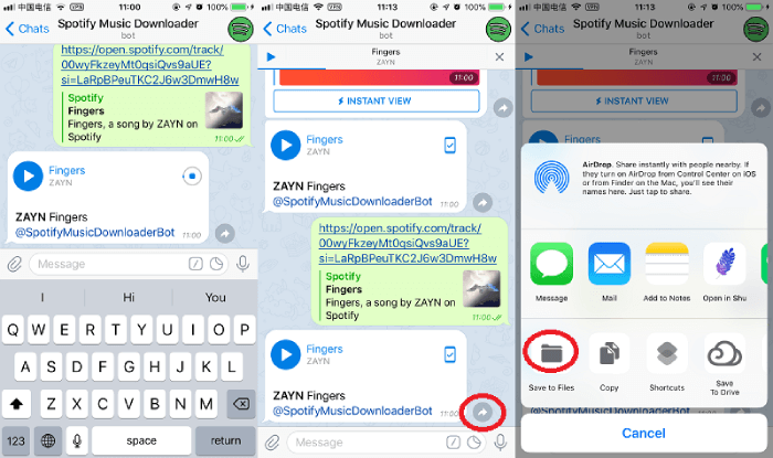 Converti Spotify in MP3 utilizzando un bot di Telegram