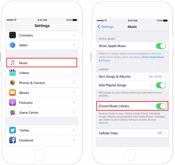 Re-enable iCloud Music Library to Fix “Apple Music Not Downloading Songs” Issue