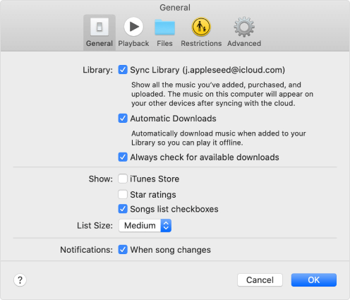 Download Music Files from Your iCloud Music Library