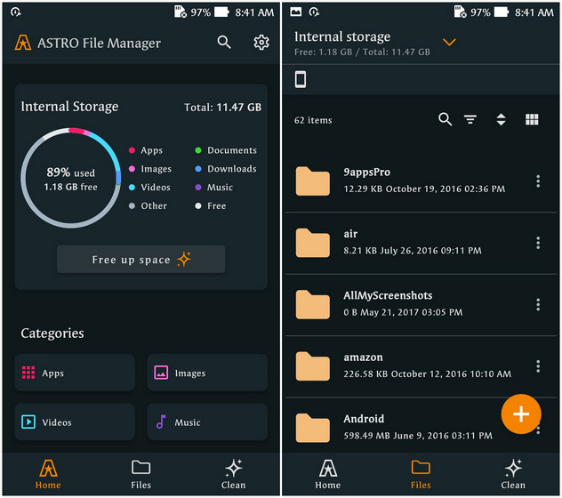 Emplacements où Spotify Playlists Stores sur Android