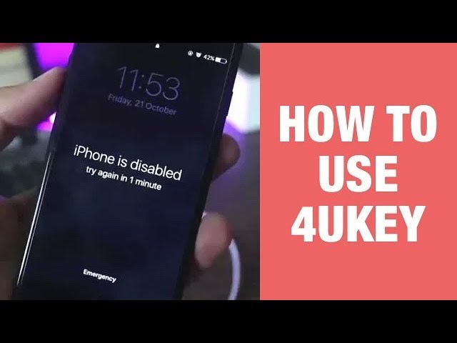 如何使用 4ukey iPhone 解锁器
