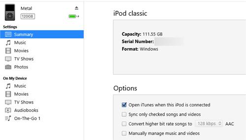 انقل مسارات موسيقى Amazon التي تم شراؤها إلى iPod باستخدام iTunes