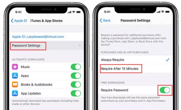 Using iTunes And App Store to Fix iPad Keeps Asking For Password
