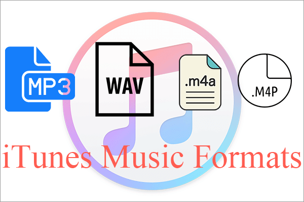 Formats de fichiers musicaux pris en charge par iTunes sous Windows