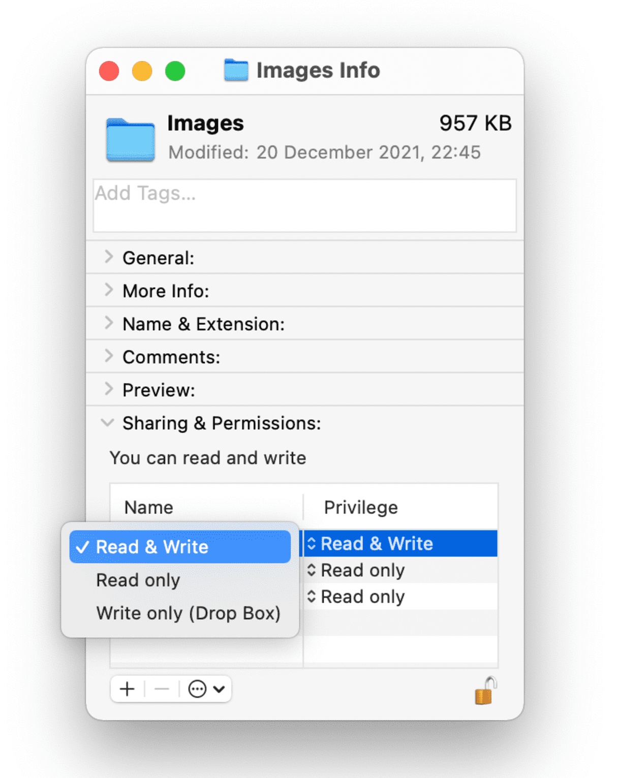 Change Permissions to Import iTunes Library from External Hard Drive