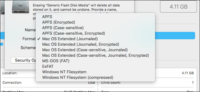 Formattazione del disco rigido esterno