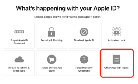 Chiama l'assistenza clienti AppleCare