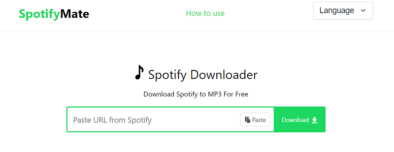 Laden Sie die Spotify-Wiedergabeliste mit den Online-Browser-Tools SpotifyMate in MP3 herunter