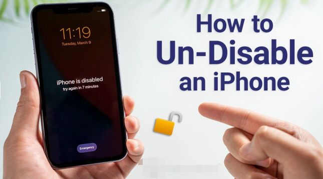 How to Undisable An iPhone