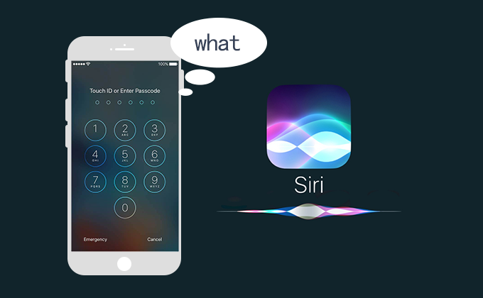 Desbloquee el código de acceso de iPhone gratis usando Siri