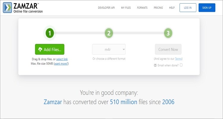 Converti Amazon Prime Music in MP3 - Zamzar