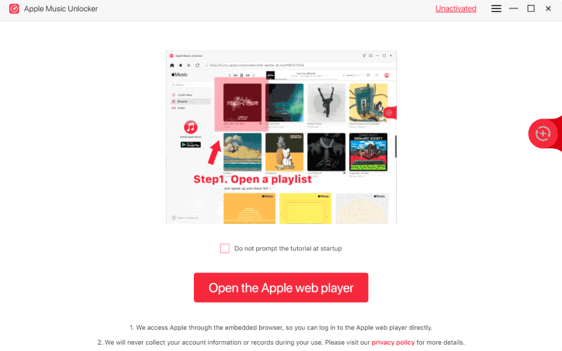 启动 Apple Music 解锁器